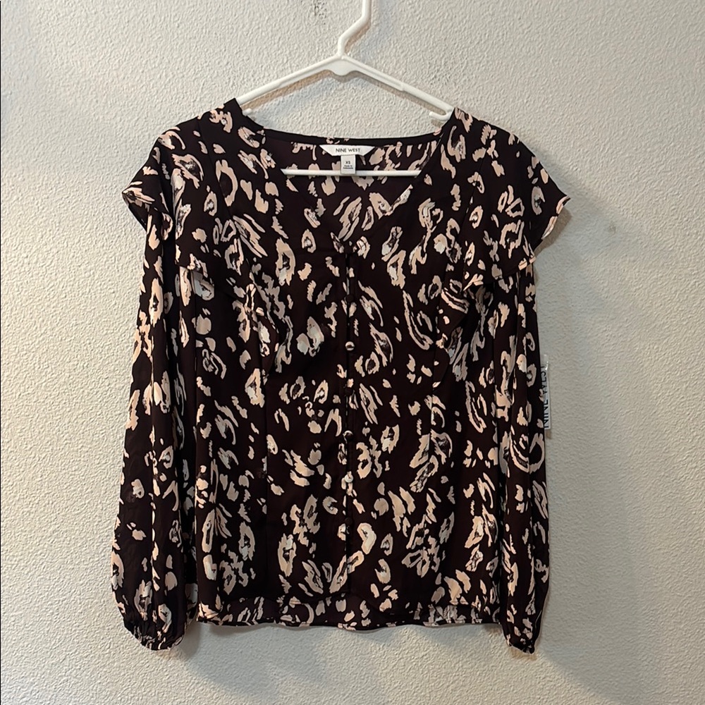 Nine West Button Down Blouse